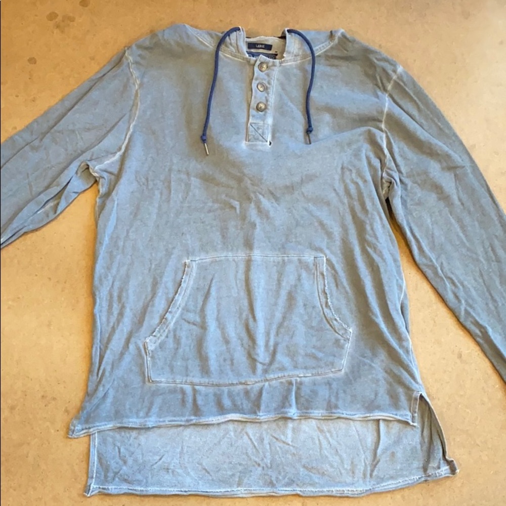 American Rag Distressed Long Sleeve with Hood